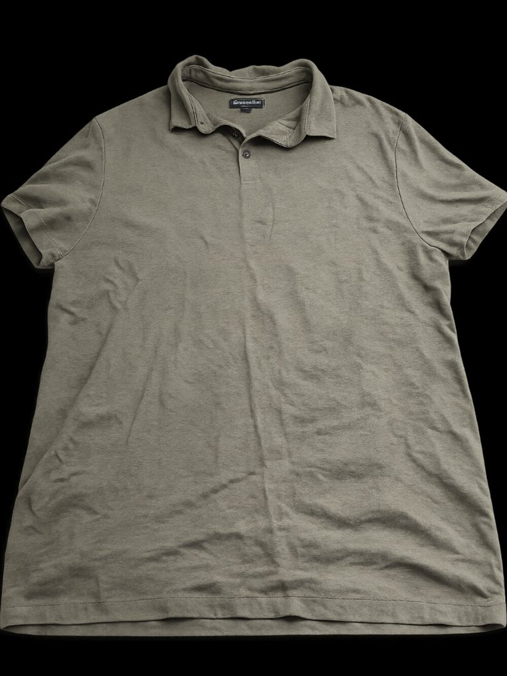 Olive Green Polo Shirt Close-Up For Men | Size XL| Banana Republic |OpenToOffer